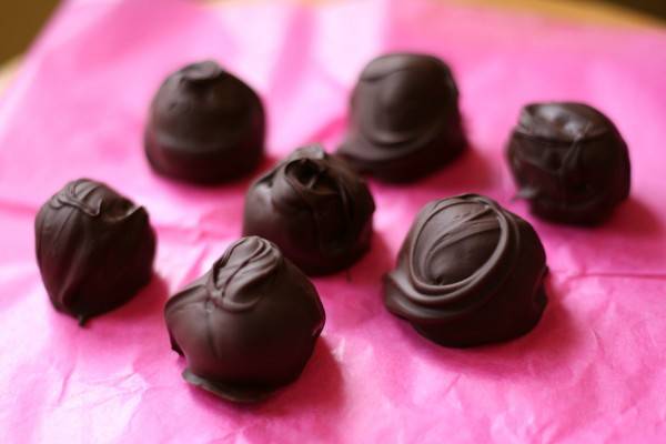 chocolate coconut honey truffles