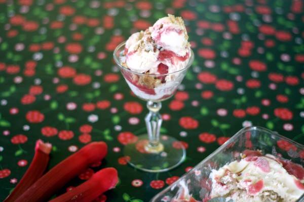rhubarb crisp ice cream 4